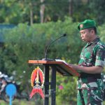 Irup Upacara Bendera “Kasrem 142 Tatag” Bacakan Amanat Panglima