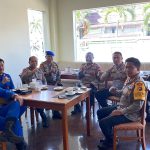 Sebelum Cek Keamanan di TPS, Pamatwil Polda Sulbar di Polman Gelar Anev