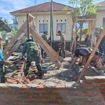 Satgas TMMD Ke 121 Kodim 1402/Polman Rehab Rumah Warga Kurang Mampu