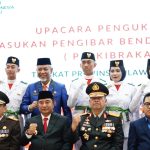 Kapolda Sulbar Hadiri Pengukuhan Paskibraka, Berpesan Jaga Kondisi Dan Tunjukkan Semangat Nasionalisme
