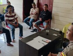 Polsek Kalumpang Berhasil Damaikan Warga Yang Terlibat Perkelahian Kelompok Antar Desa