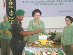 Danrem 142/Tatag Hadiri Syukuran HUT Persit KCK Tahun 2025