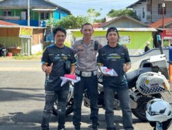Ditlantas Polda Sulbar Kolaborasi dengan Komunitas NMAX, Asah Keterampilan Rider Aman di Jalan