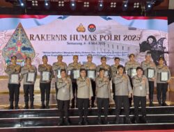 Rakernis Humas Polri, Bid Humas Polda Sulbar Catatkan Prestasi