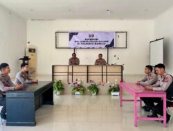 Supervisi, Kabid Humas Dorong Peningkatan Kinerja Humas Polresta Mamuju 