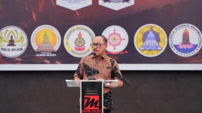 Gubernur Suhardi Duka Hadiri Sannipata Waisak Sulselbar, Tekankan Pentingnya Toleransi Antarumat Beragama