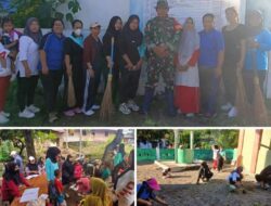 Gelar Jum’at Bersih, Pemerintah Desa Pokkang Konvoi Sejumlah Fasilitas Umum
